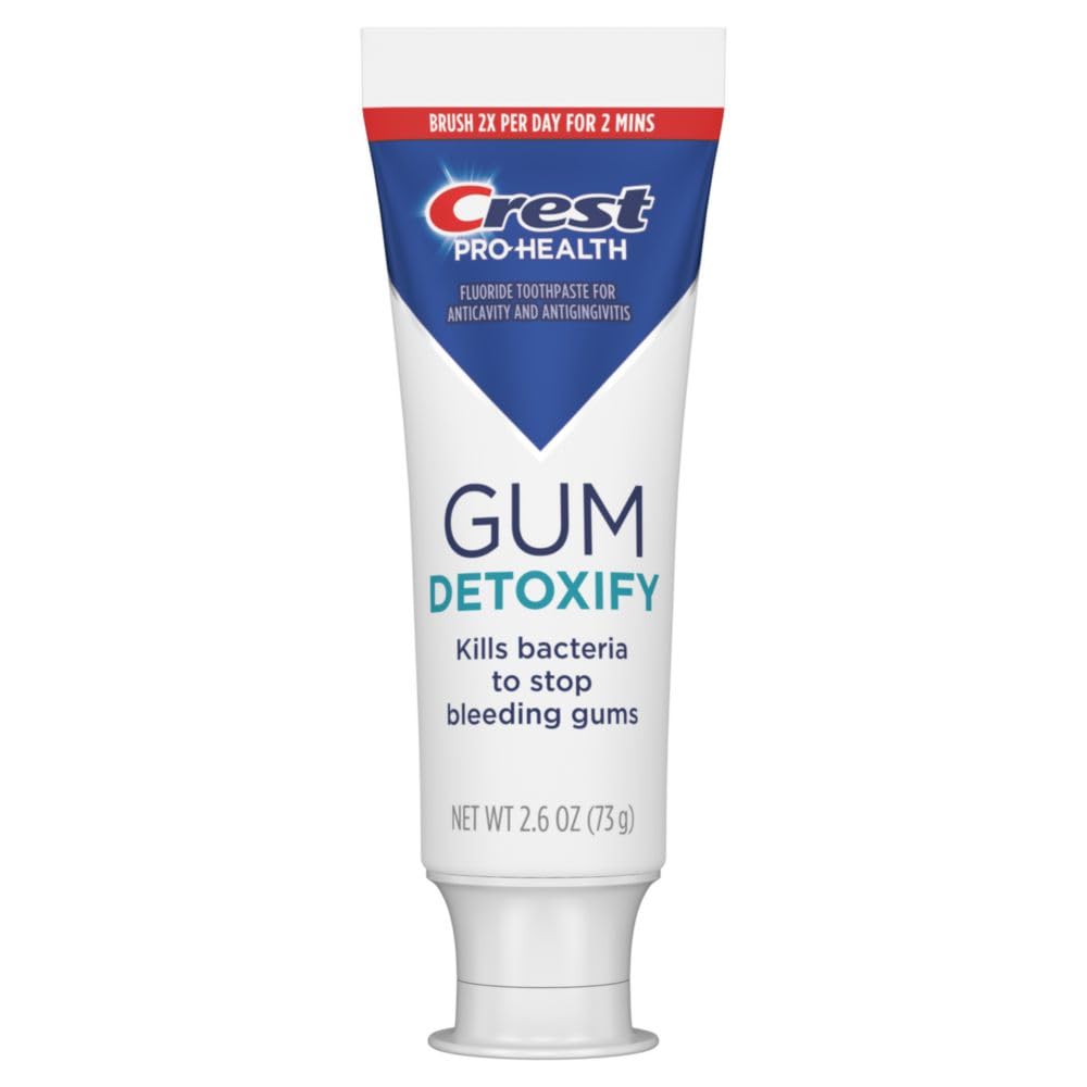 Crest Pro-Health Detoxify pasta dental, tubo, limpieza profunda para encías sanas.