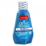 Crest Pro-Health enjuague bucal sin alcohol, envase plástico, uso diario.