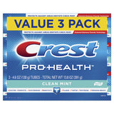 Crest Pro-Health Smooth Formula, tubo de pasta con textura suave y limpieza bucal