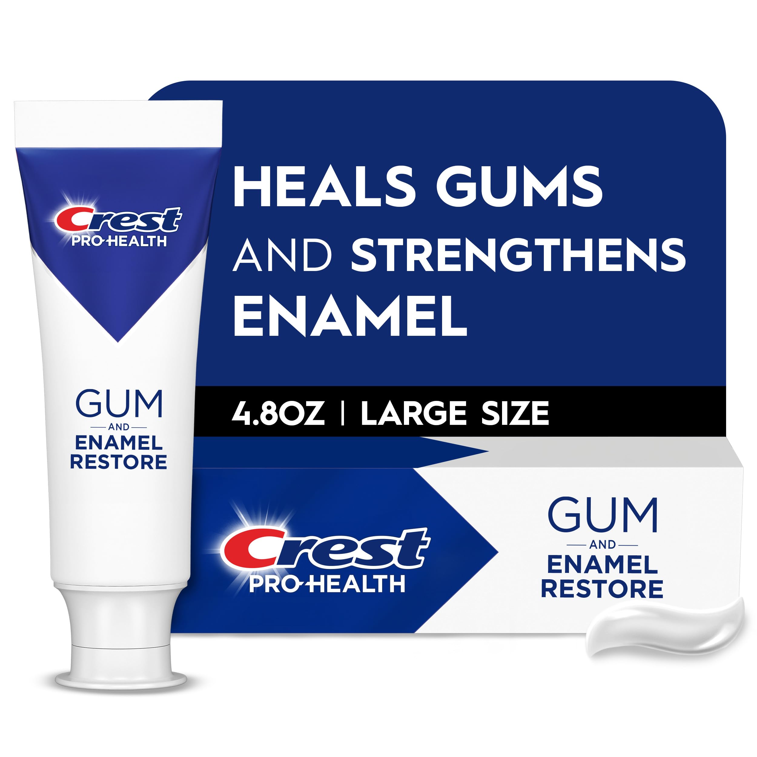 Crest Pro-Health, tubo de pasta dental, protege encías y esmalte para uso diario.