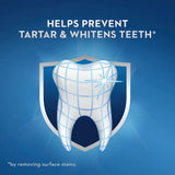 Tubo dental Crest Protección contra Sarro Blanqueante listo para uso diario