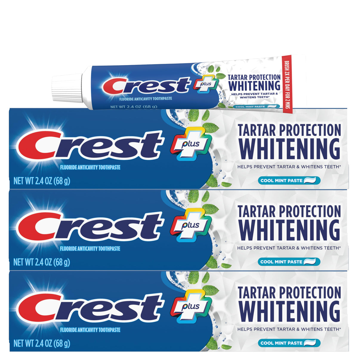 Crest Proteccion Tartaro Pasta Dientes: protege contra el sarro y mantiene la higiene diaria.