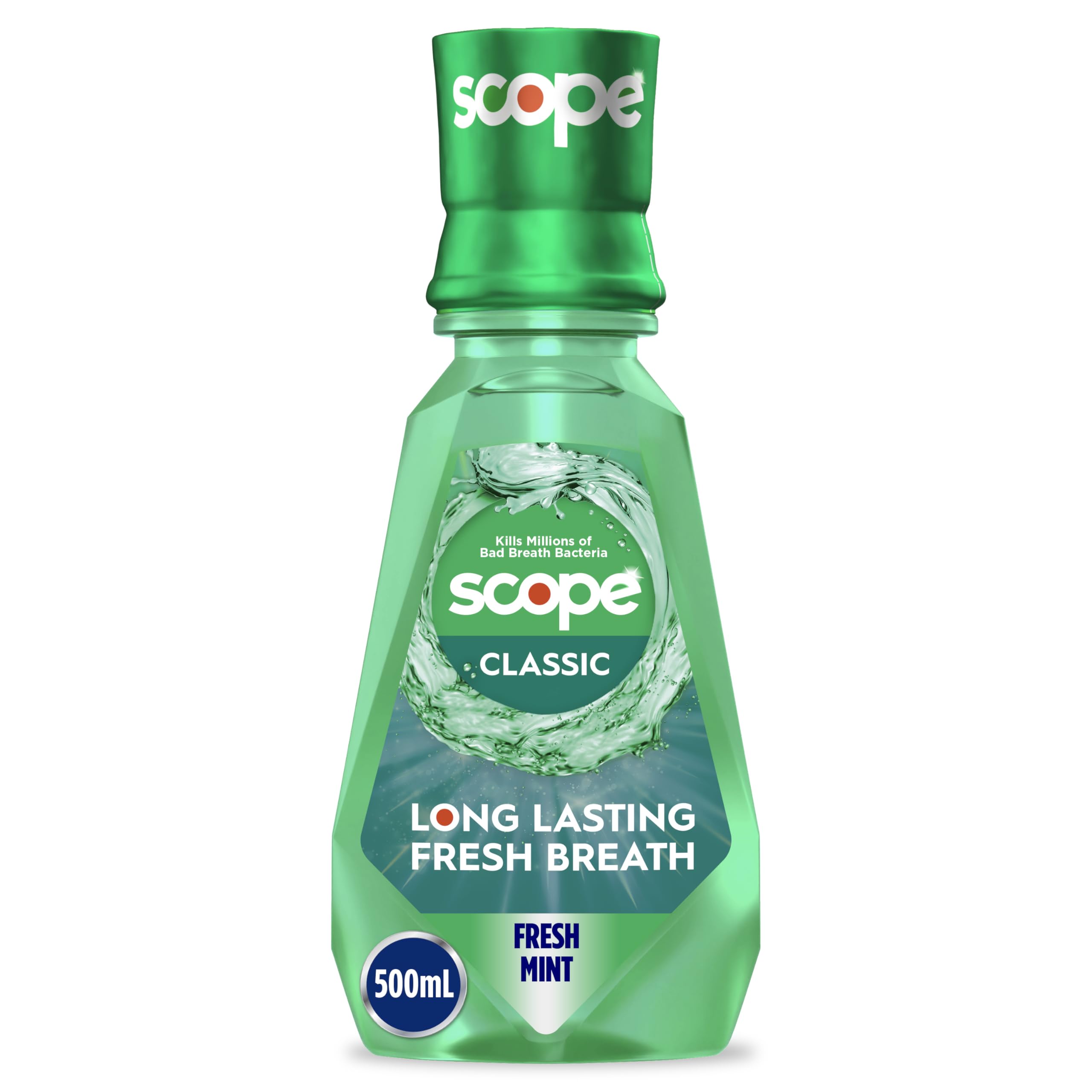 Crest Scope Clásico enjuague bucal 500 ml para uso diario