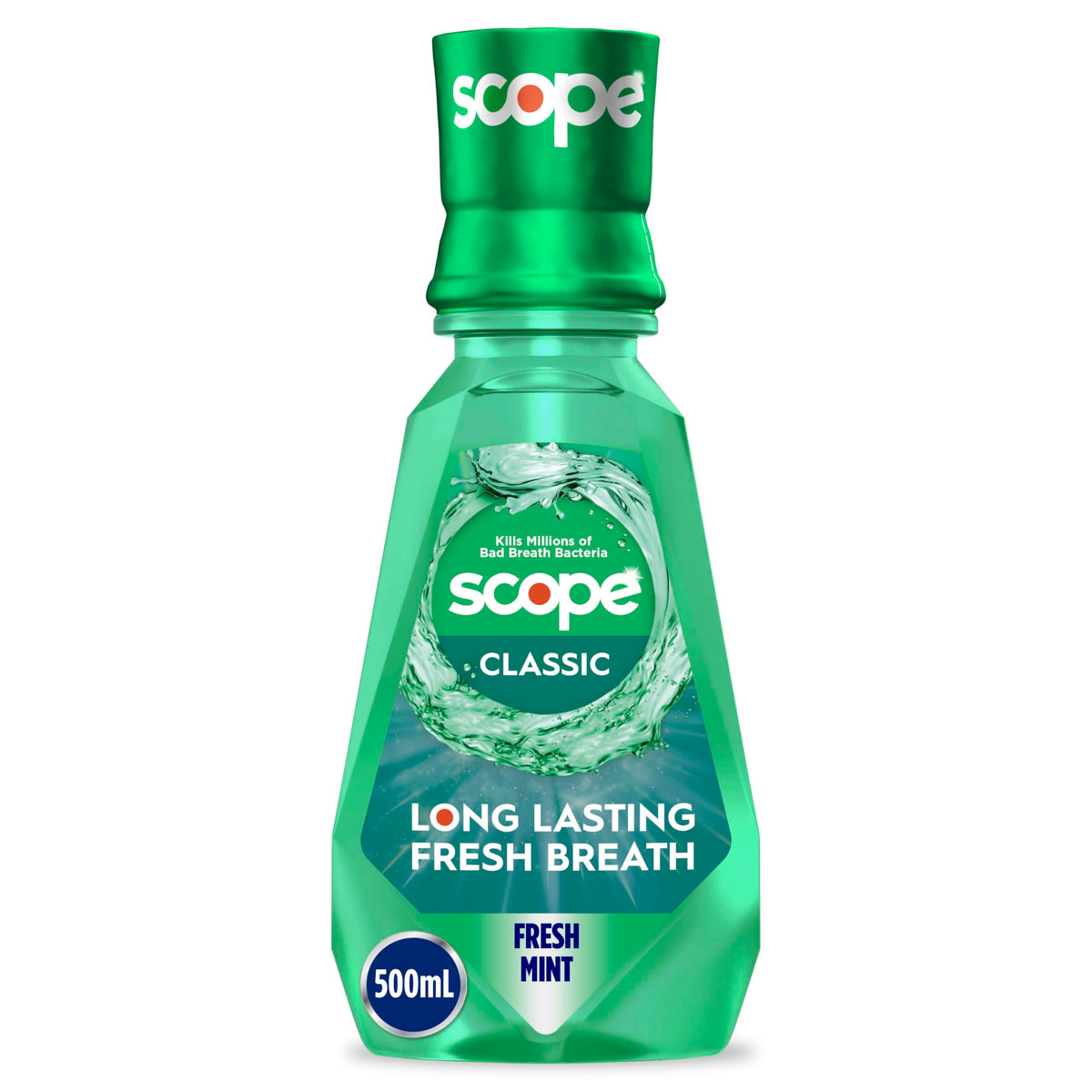 Crest Scope Clásico enjuague bucal 500 ml para uso diario
