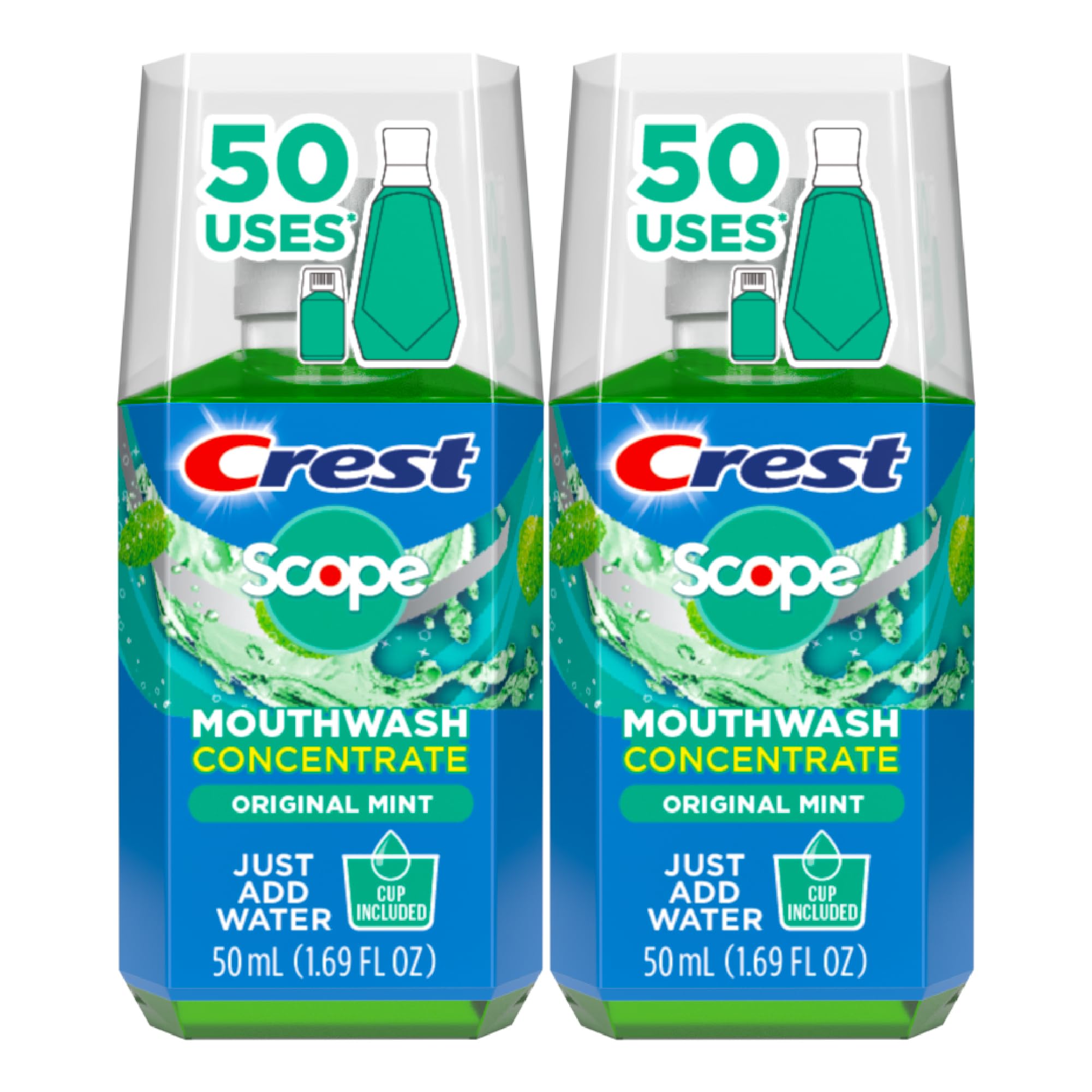 Crest Scope Concentrado ideal para vida en movimiento.