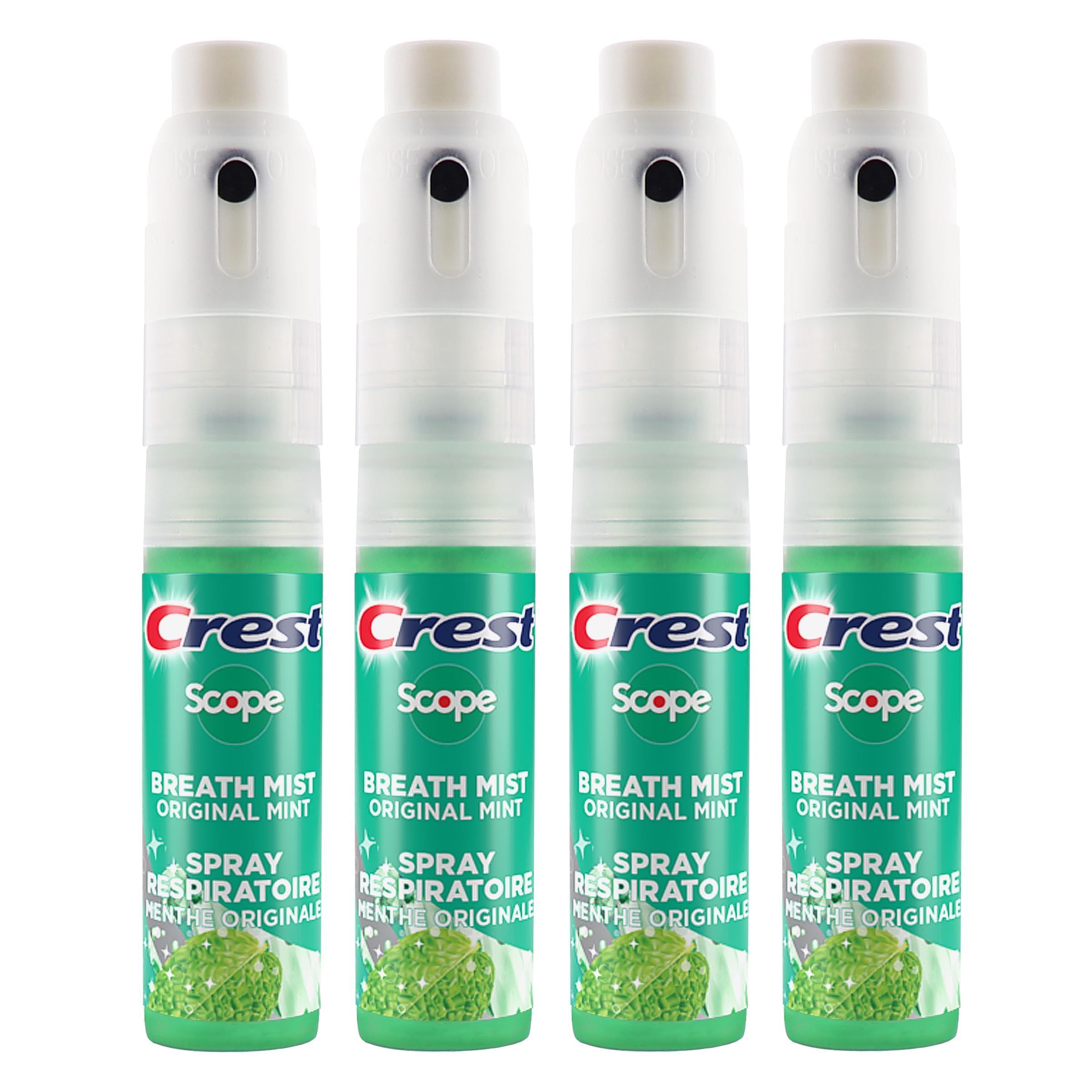 Crest Scope envase compacto: ideal para llevar en bolso.