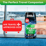 Crest Scope Squeez, taza incluida para medir la mezcla con facilidad.