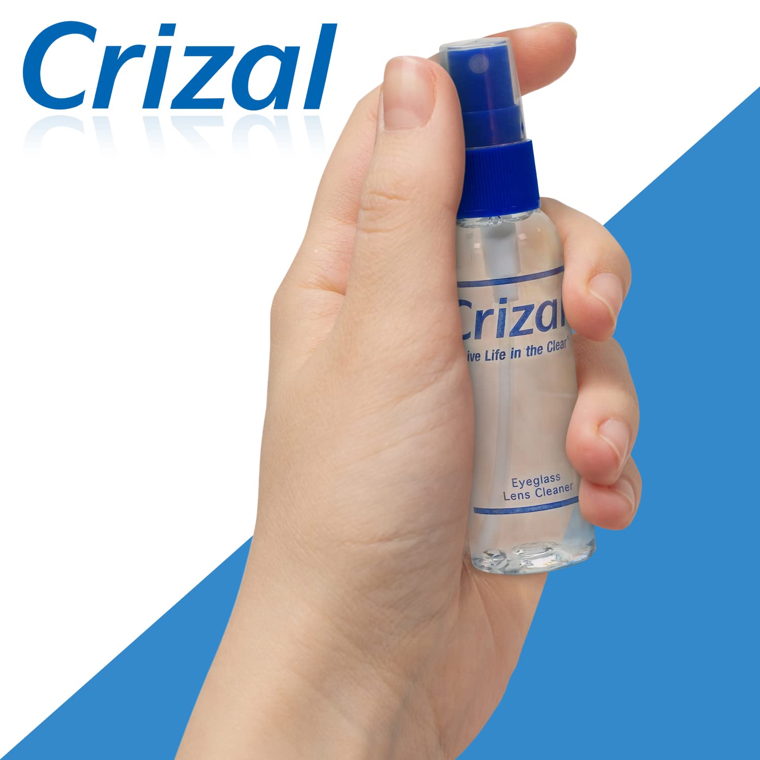 Crizal limpieza lentes AR: aplicación cómoda para uso cotidiano