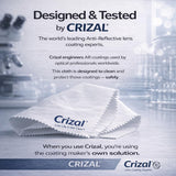 Crizal paño microfibra para lentes AR, protege el recubrimiento.
