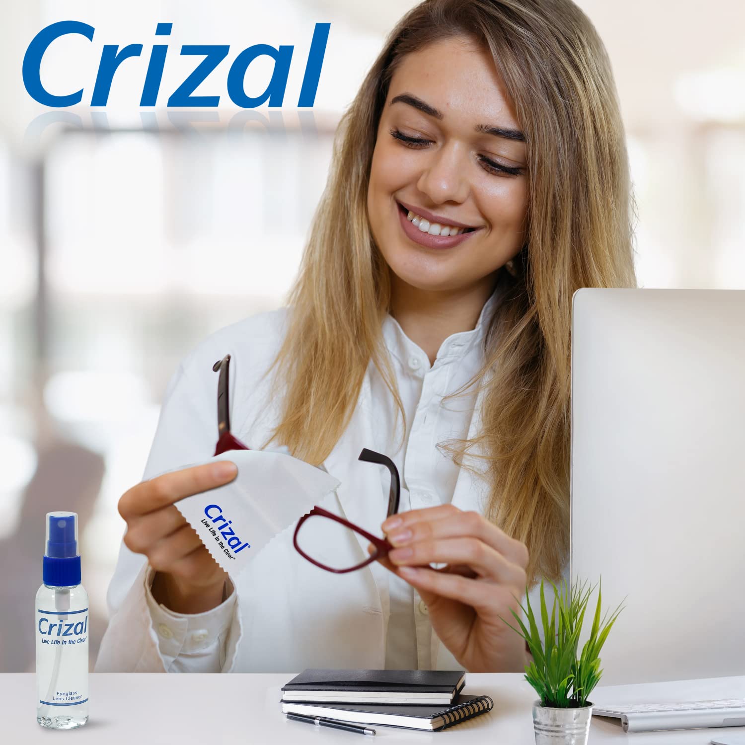 Crizal paquete 4 limpieza AR: conveniencia diaria sin dañar recubrimientos