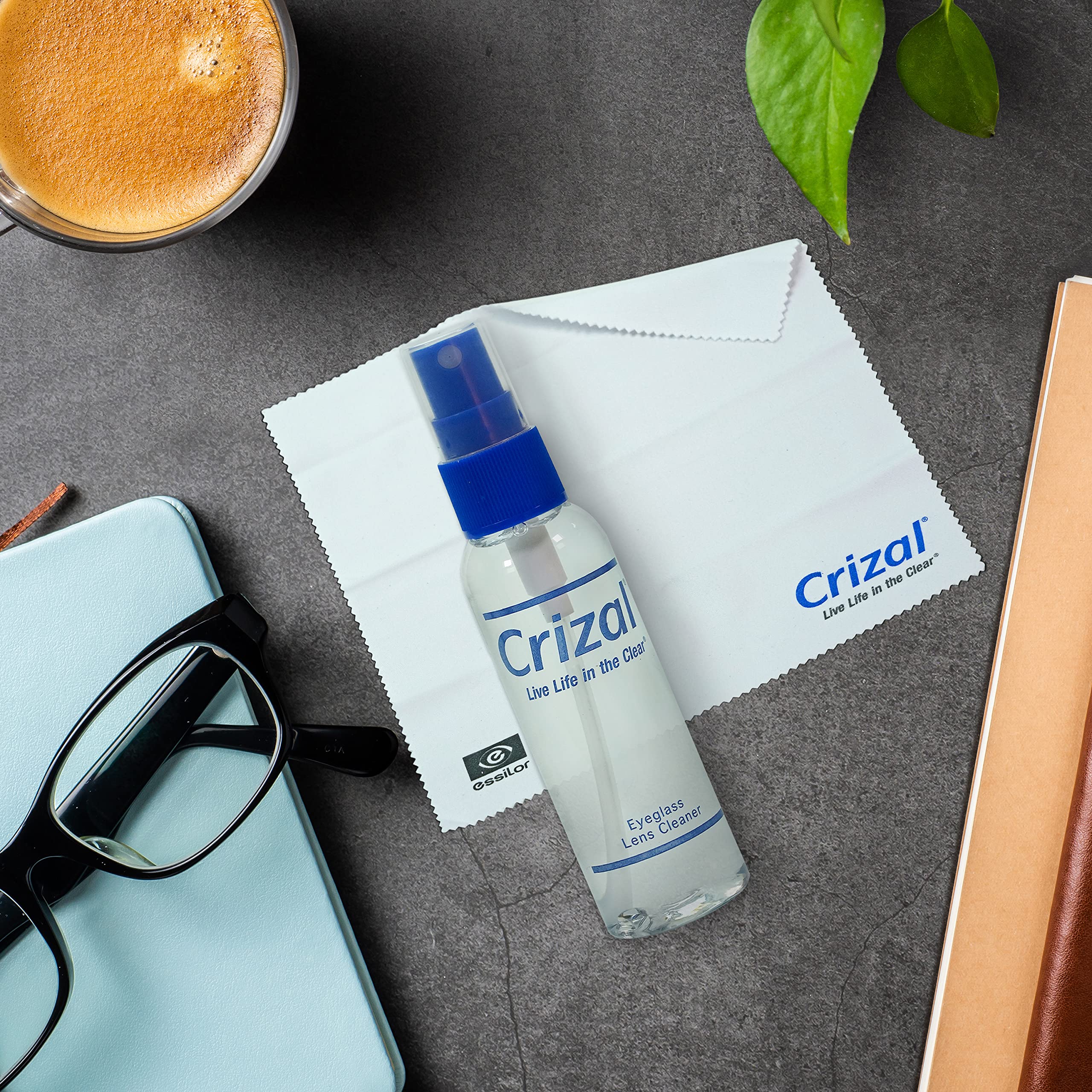 Crizal tela de microfibra para eliminar residuos sin rayar