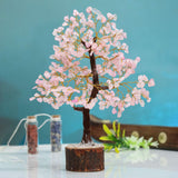 Crocon Arte Decorativo Quarzo Rosa, mejora la estética y crea ambiente relajante.