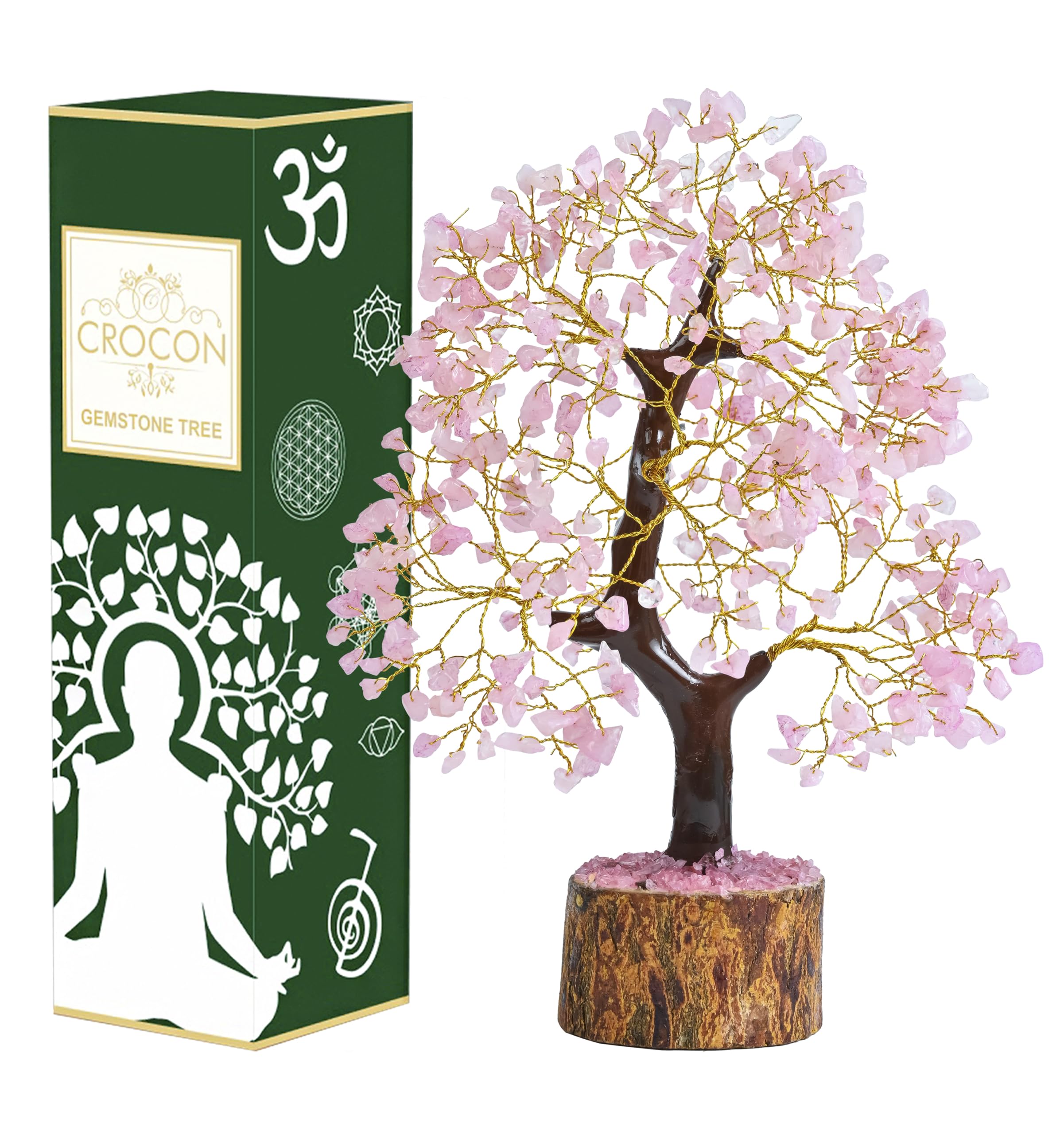 Crocon Obra Artesanal Quarzo Rosa, pieza única para destacar en cualquier habitación.