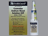 Cromolyn brand: solución nasal 26 ml, dosificador para uso diario