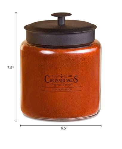 Vela Crossroads; aroma de calabaza dulce para sala de estar