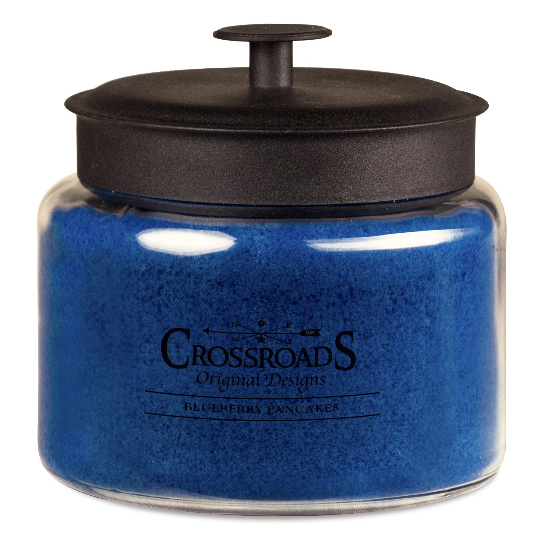 Vela CROSSROADS con aroma a panqueques de arándano, fragancia duradera para el salón.