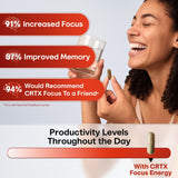 CRTX Nutrition Focus: ambiente de oficina para sesiones de alto rendimiento.
