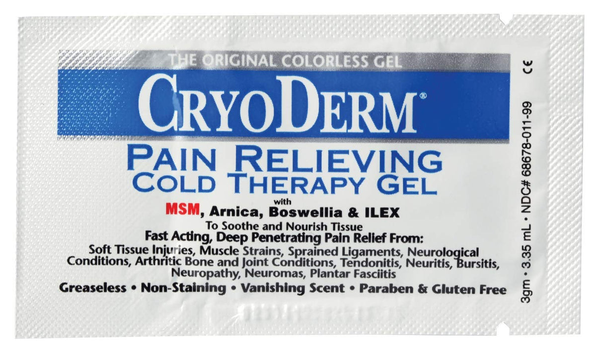 CryoDerm paquete de gel líquido 3 g para enfriamiento localizado suave