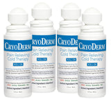 CryoDerm rodillo alivio del dolor, bote para uso localizado.