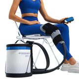 CRYOFORCE CF-1: terapia fría para rodilla durante la noche, confort y recuperación estable.