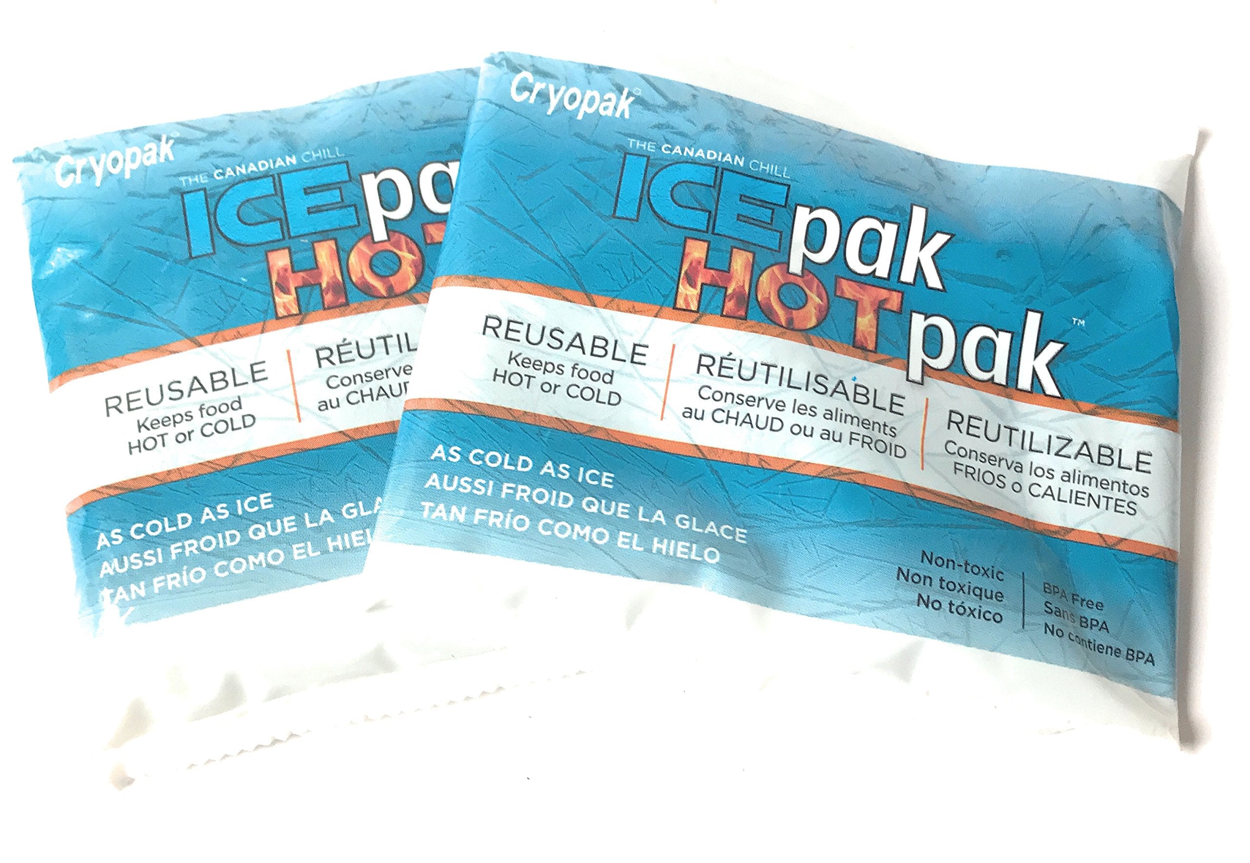 Cryopak duradero y reutilizable para almuerzos diarios.