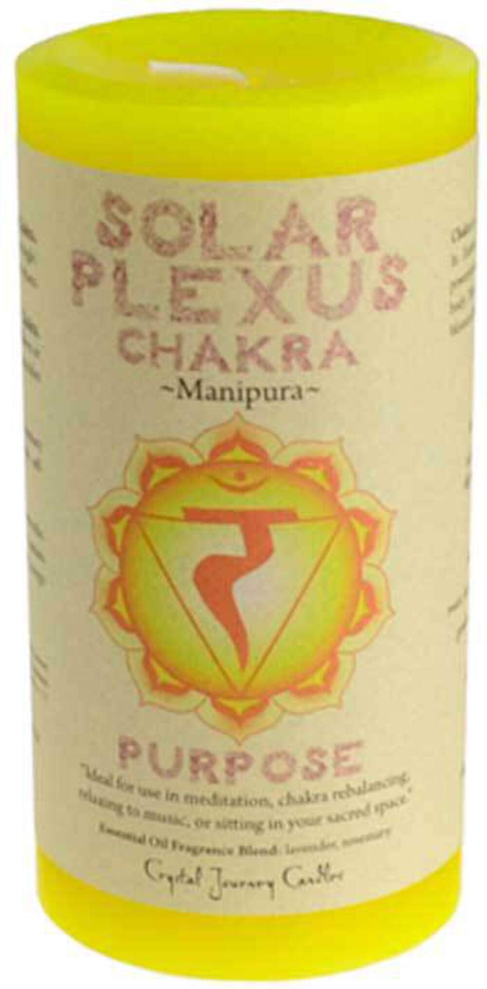 Crystal Journey cristal del plexo solar Manipura para meditación y balance de energía.