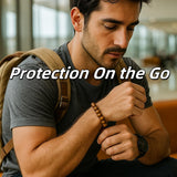 crystalhouzz pulsera ojo de tigre, regalo perfecto para hombre