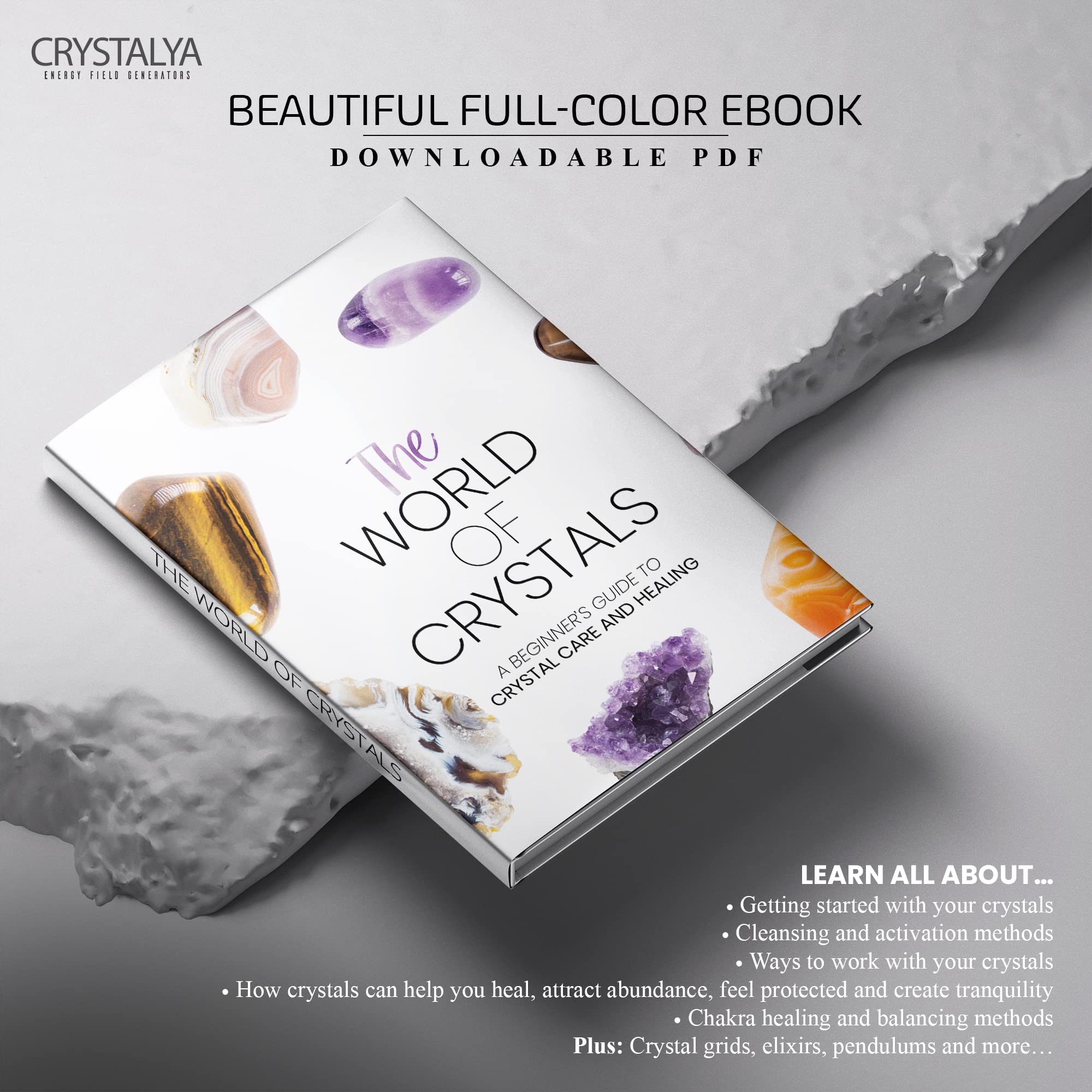 Cristales Crystalya: citrino para crecimiento y optimismo.