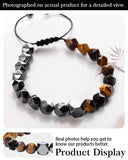 Pulsera ajustable Crystery, cierre y cordón; ajuste cómodo entre 6,7 y 8,2 pulgadas
