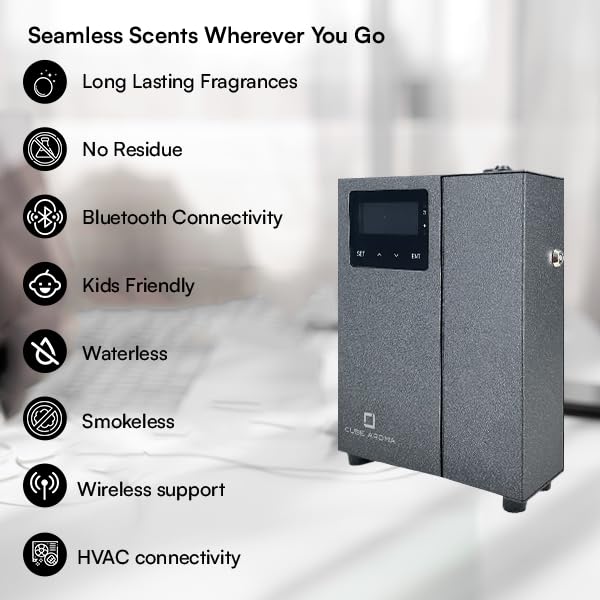 Cube Aroma CA-500S controla niebla y temporizadores desde la aplicación móvil