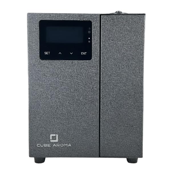 Cube Aroma CA-500S difusor negro con fragancia incluido para ambientes relajantes