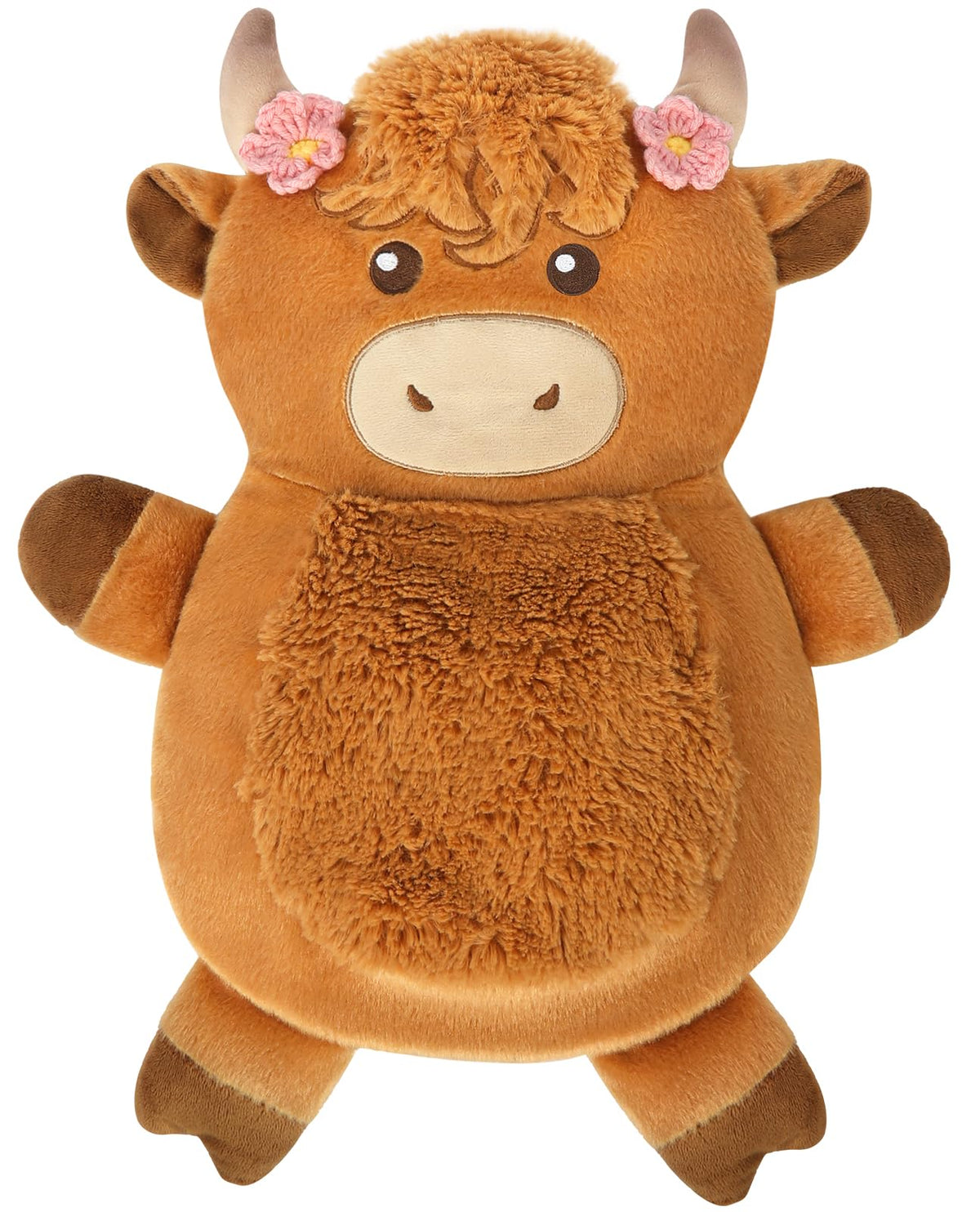 Almohadilla Cuckool de calor con vaca Highland Teeny lista para usar