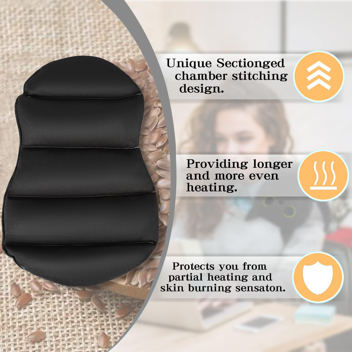 Cámaras segmentadas distribuyen el calor de forma uniforme.