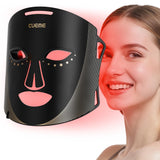 CUEME máscara facial de luz roja para un cuidado diario suave