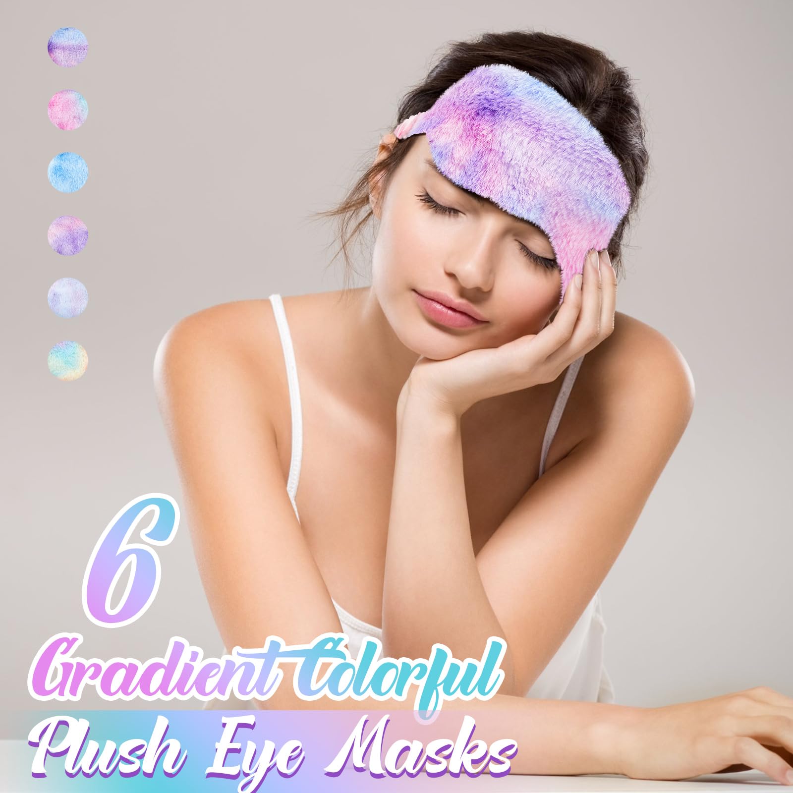 Cuffbow máscara de ojos con forro de seda simulada para mayor comodidad.