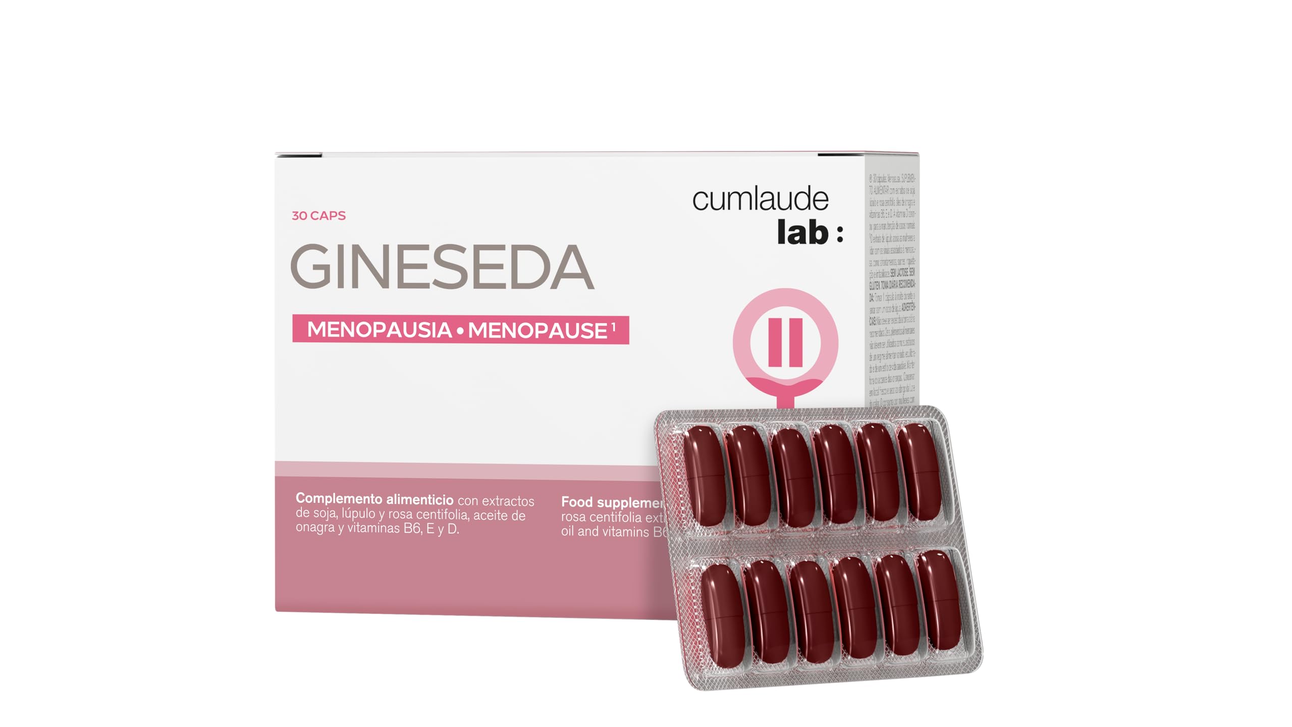 Cumlaude Gineseda cápsulas vista detallada para uso diario.