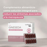 Cumlaude Gineseda ingredientes naturales para apoyar equilibrio hormonal.