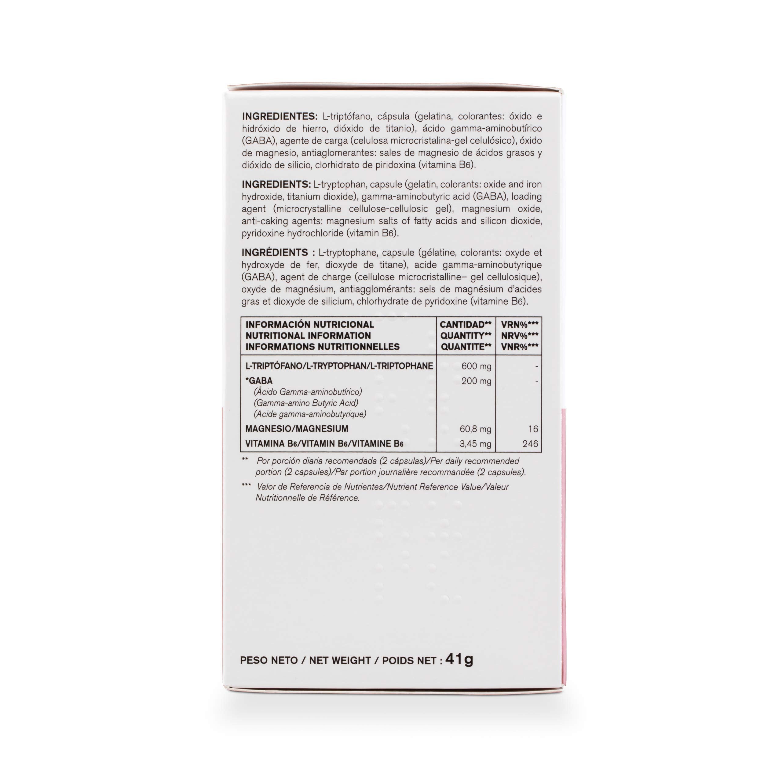 Cumlaude Serotogyn: composición con L-triptófano y magnesio para el bienestar.
