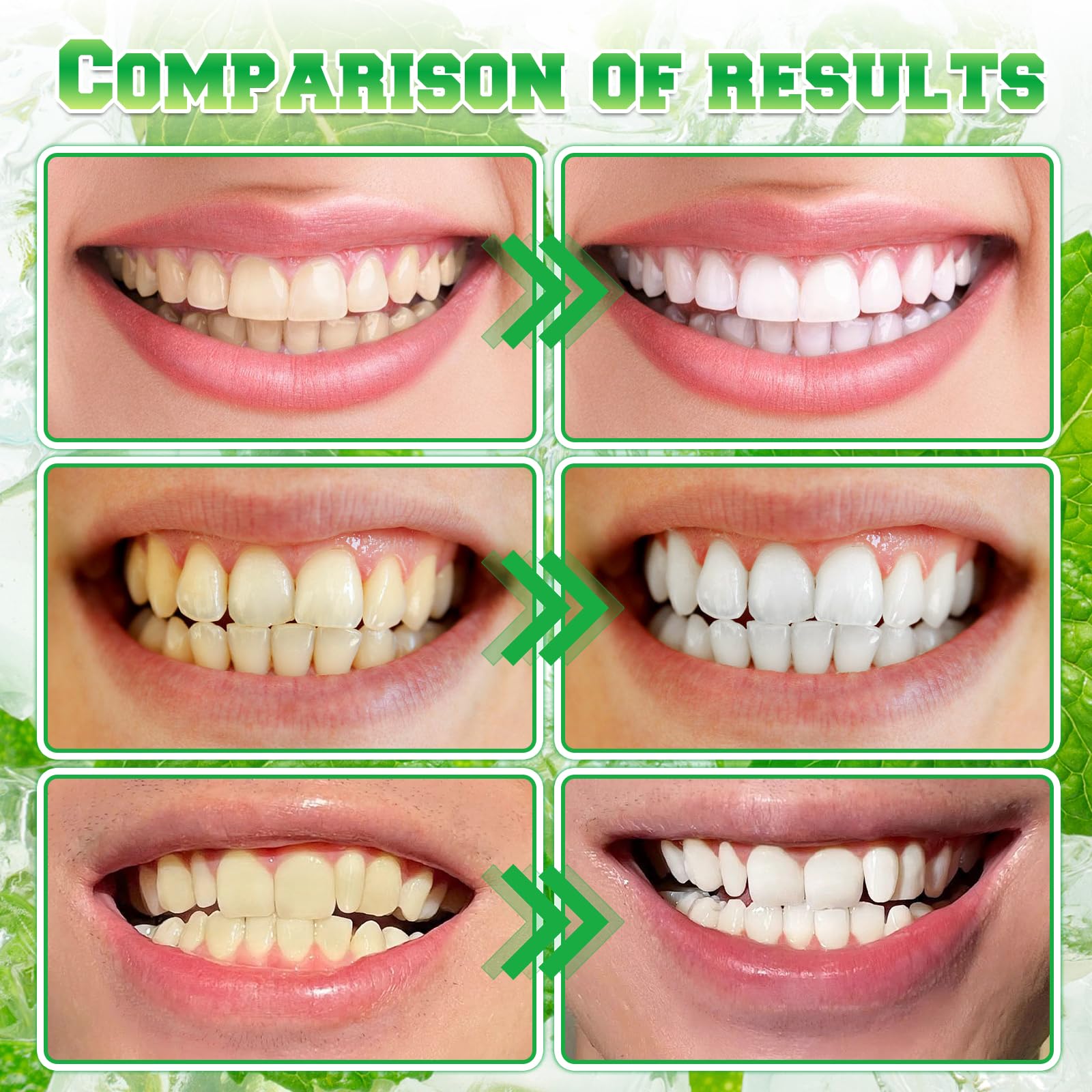 cuoct sonrisa con dientes blancos tras el enjuague