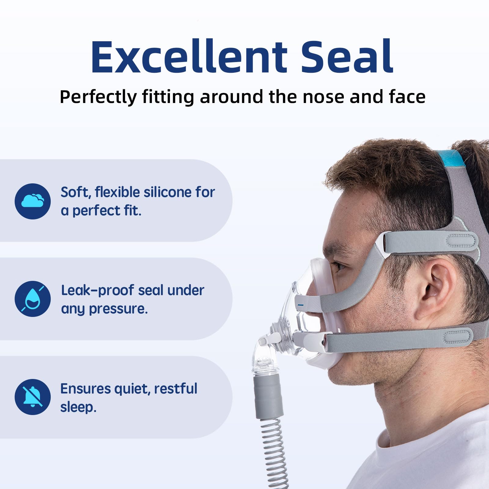 CUORD cojin repuesto AirFit F20: limpieza sencilla para mantenimiento regular.