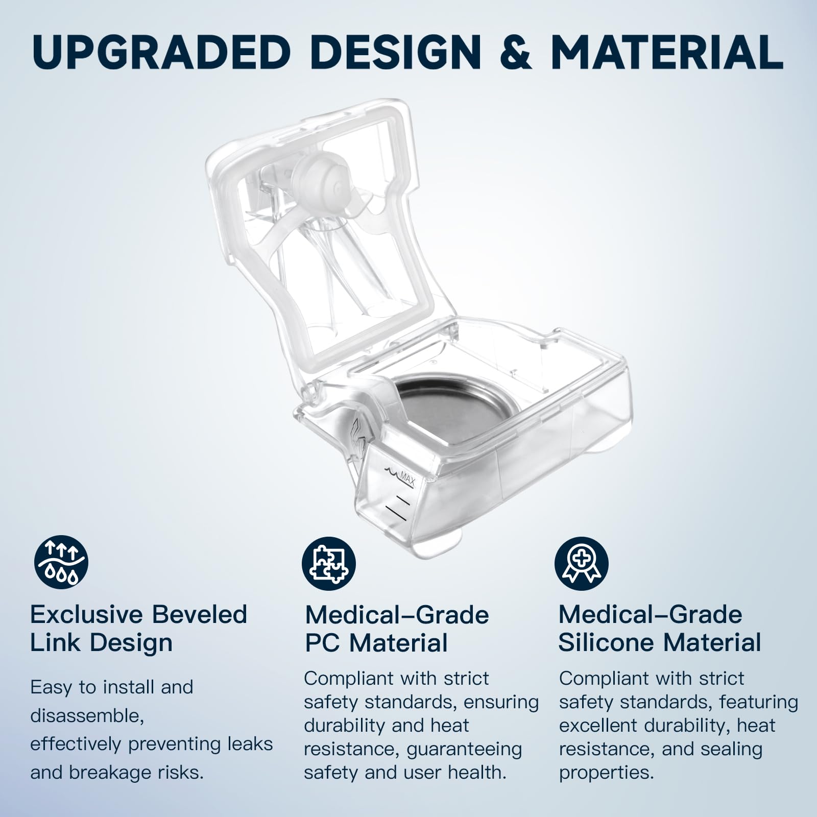 CUORD compatible con CPAP para una experiencia de descanso más cómoda.