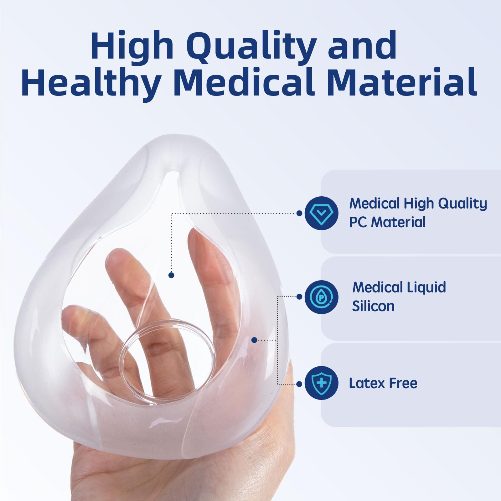 CUORD pasador de compatibilidad AirFit F20 brinda instalación sencilla.