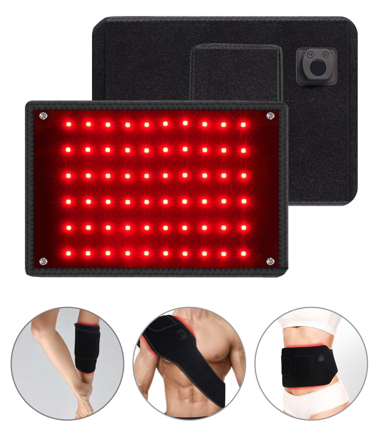 CUPID CARE Cinta terapia luz infrarroja 850nm, penetración profunda para recuperación muscular.