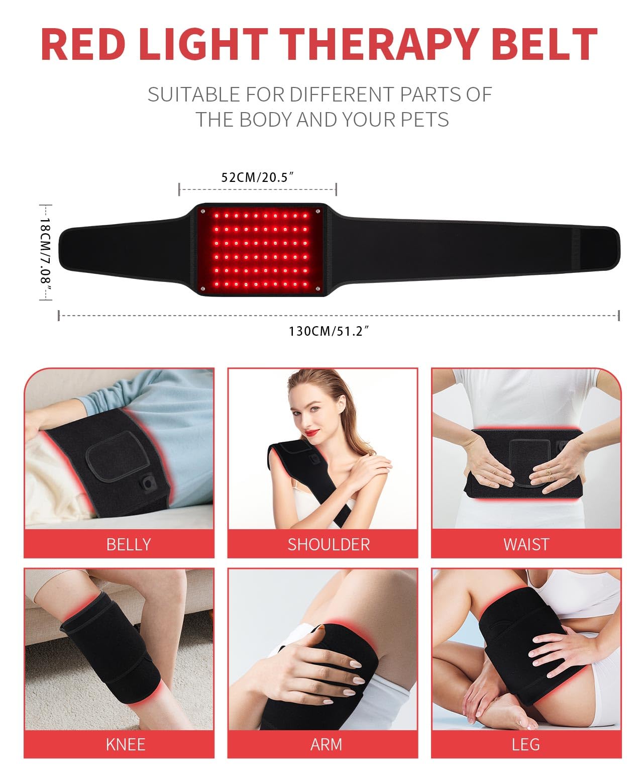 CUPID CARE Cinta terapia con film TPU removible, higiene y durabilidad.