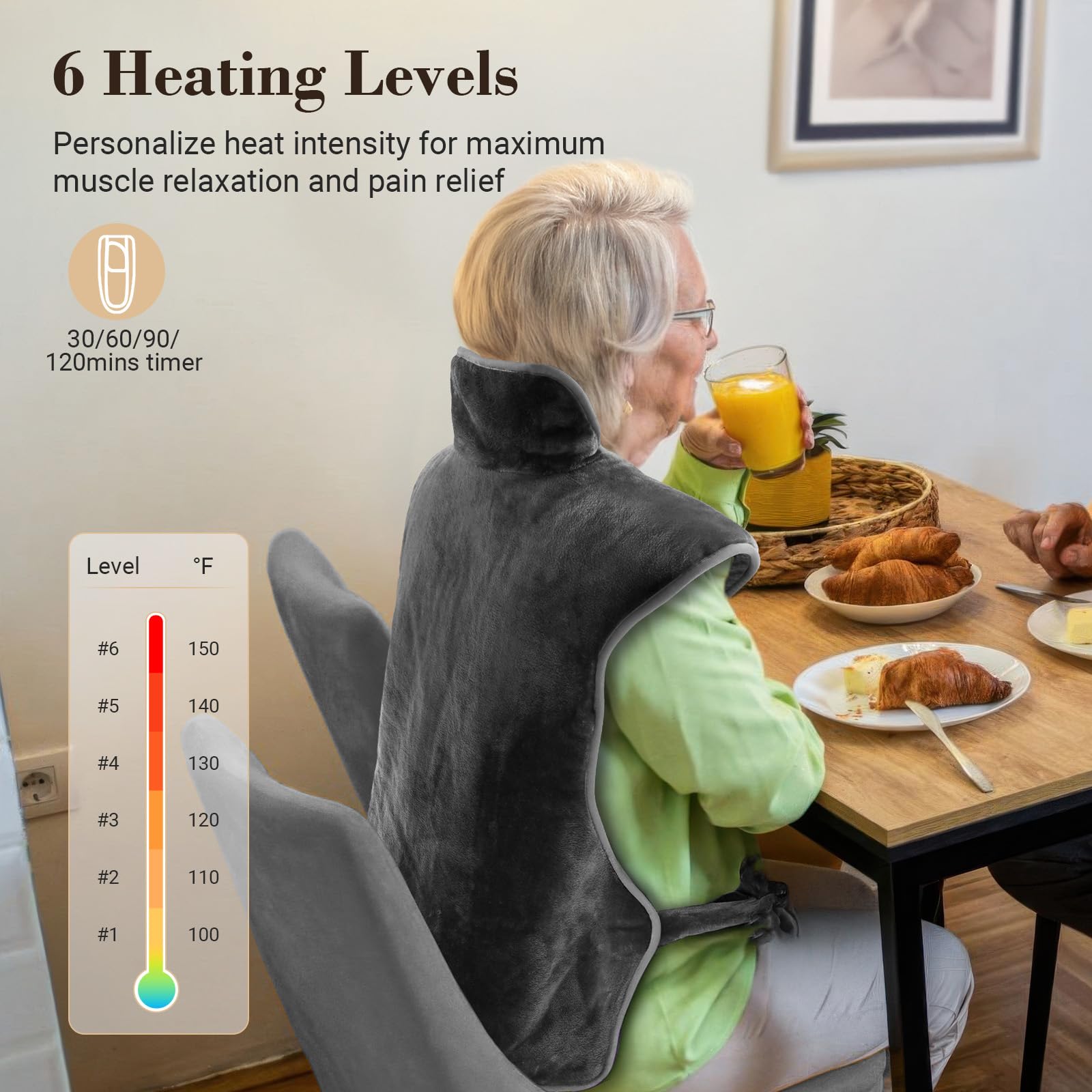CuPiLo ajuste de calor con seis temperaturas para personalizar la experiencia