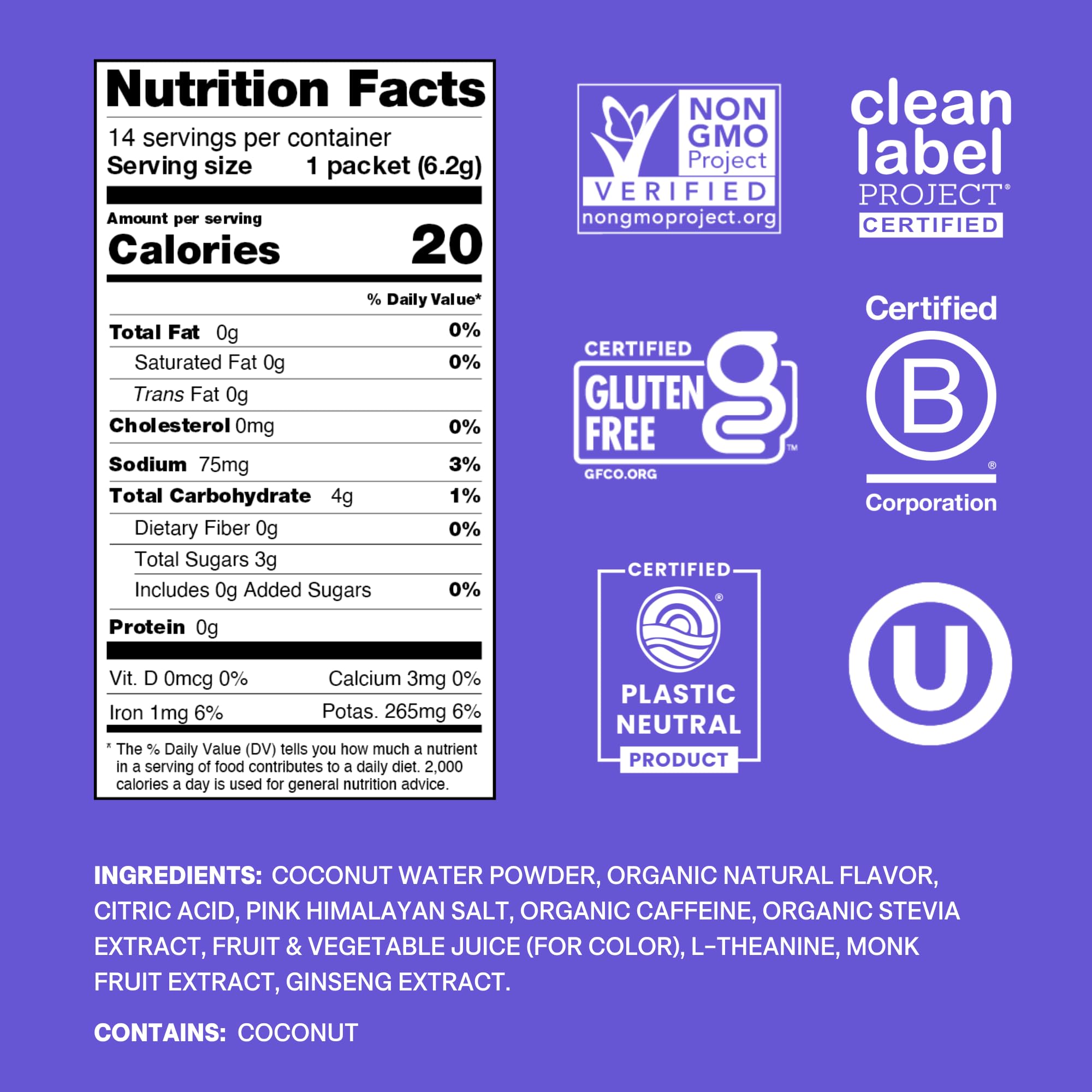 Cure Hydration: cuchara de medición para dosis precisas de electrolitos y cafeína