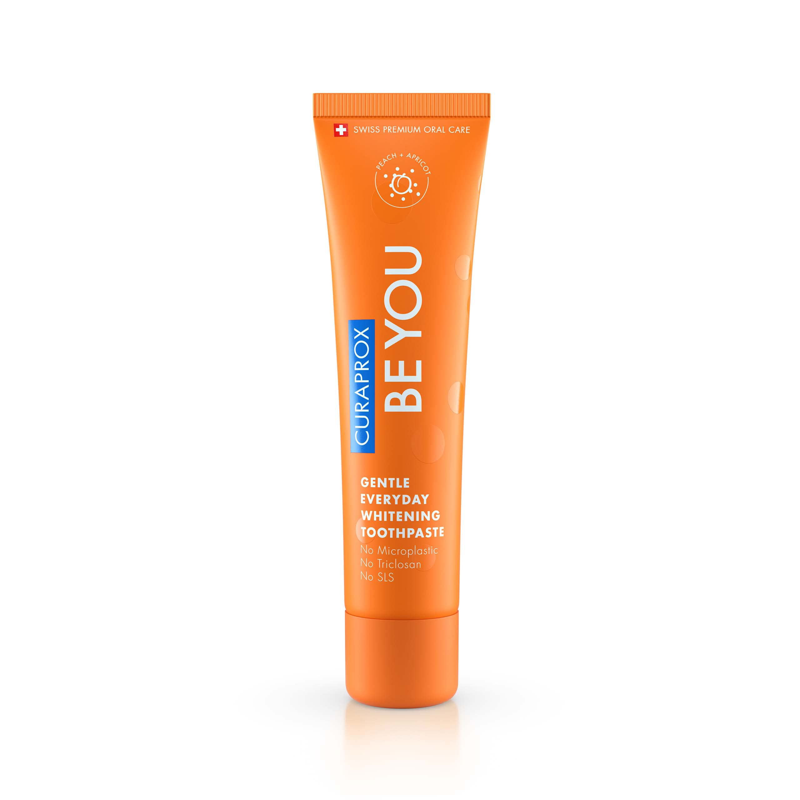 Curaprox Pasta de dientes Blanqueadora 60ml para aliento fresco y sonrisa radiante.