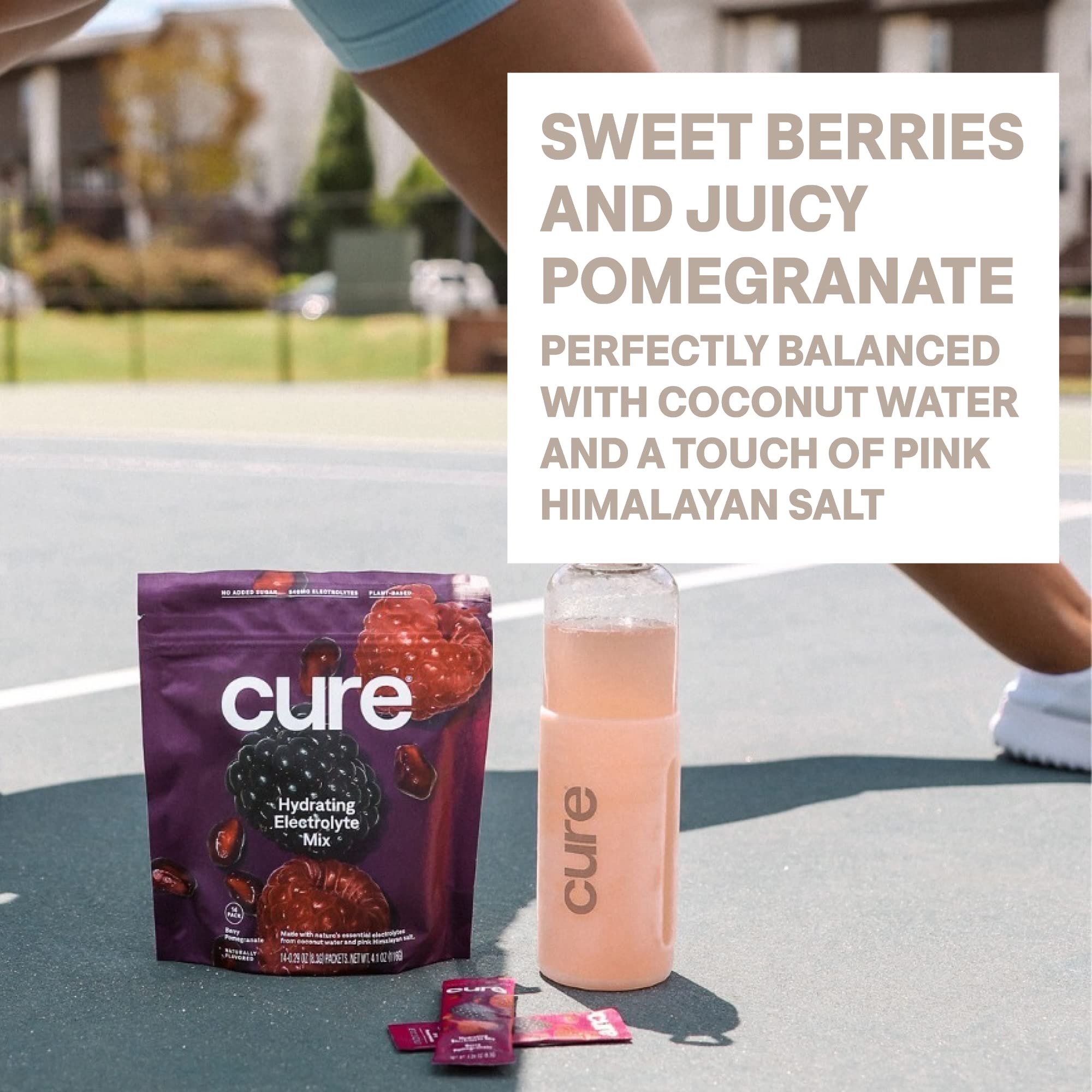 Cure Hydration: ingredientes naturales para una hidratación consciente.