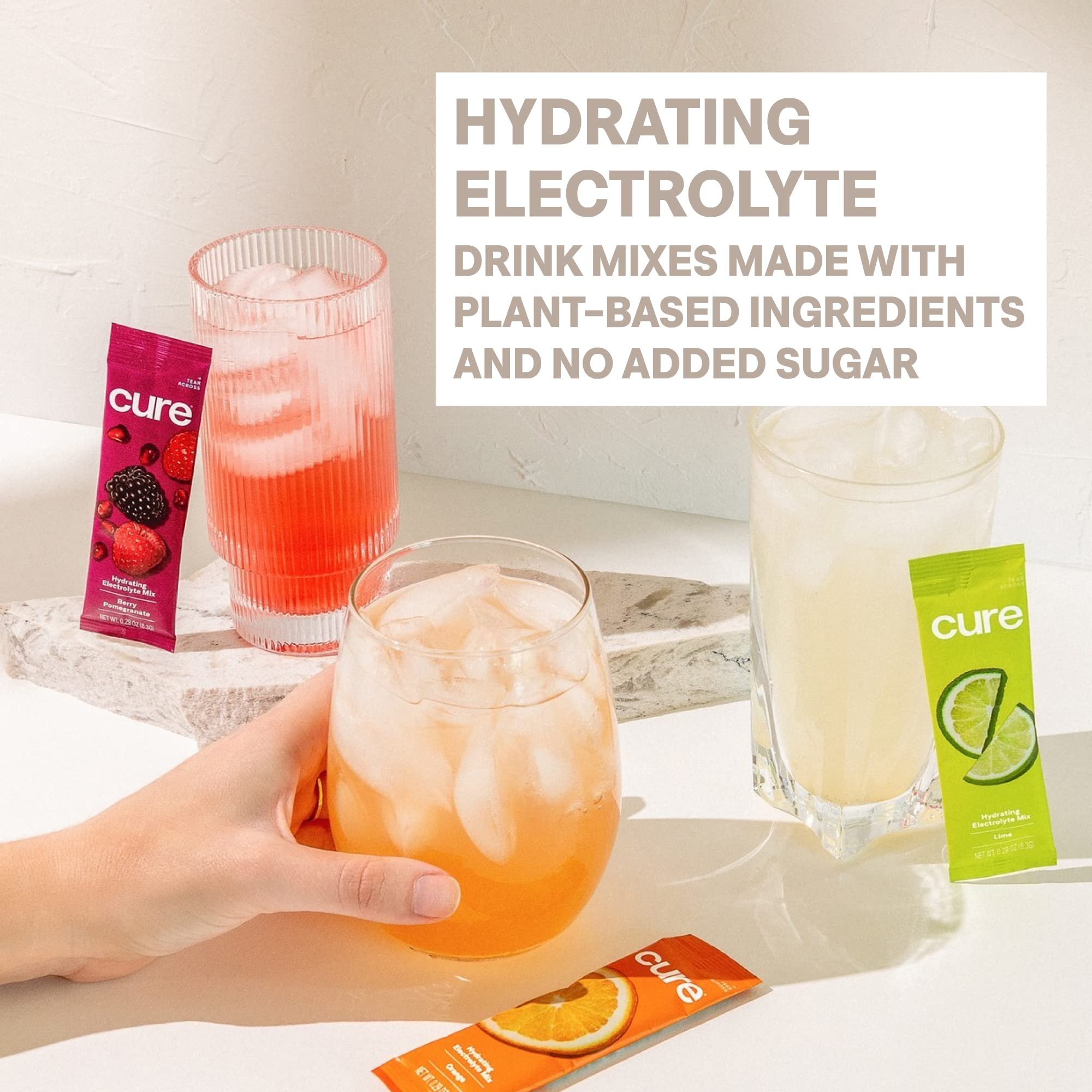Cure Hydration: agua de coco como base premium para electrolitos