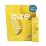 Cure Hydration, bolsa de 14 sobres limón, hidratación rápida para entrenamientos.
